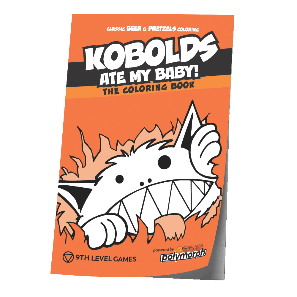 Kobolds Ate My Baby Coloring Book – 9th Level Games