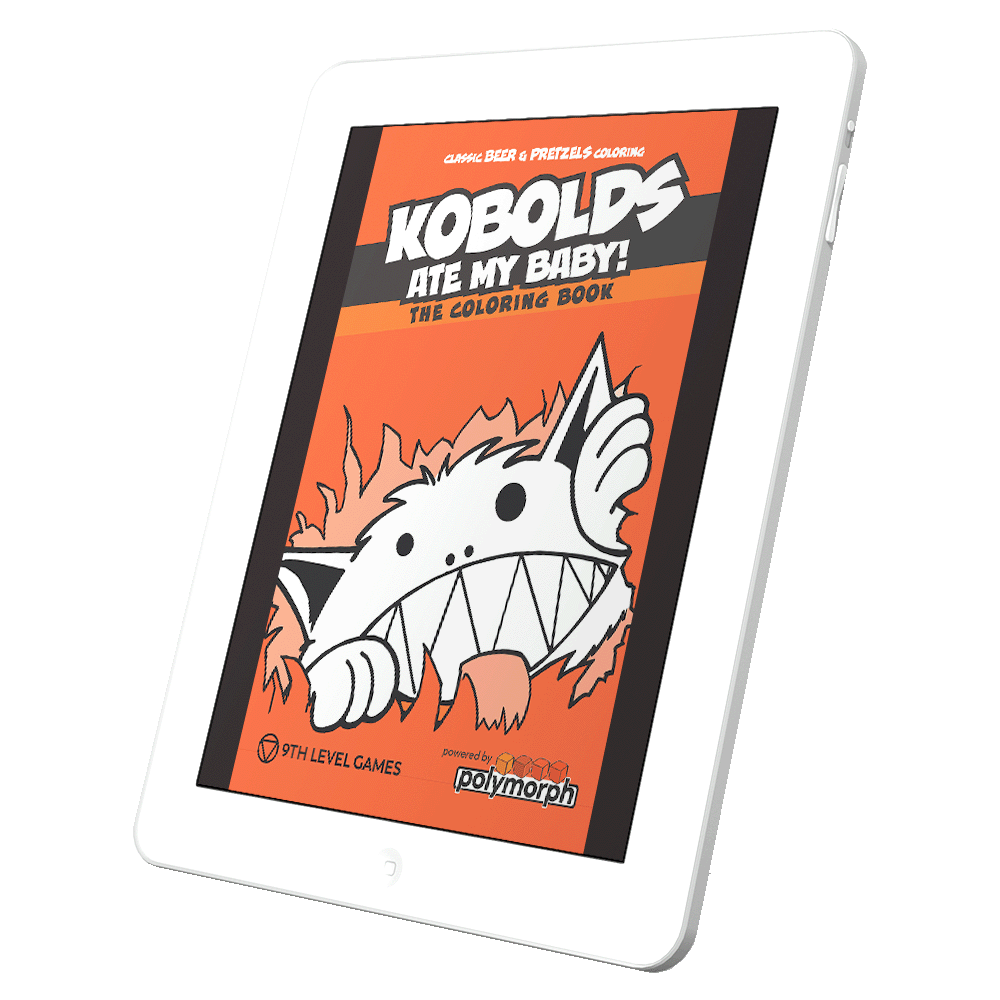 Kobolds Ate My Baby Coloring Book 9th Level Games kobolds-ate-my-baby-coloring-book-9th-level-games